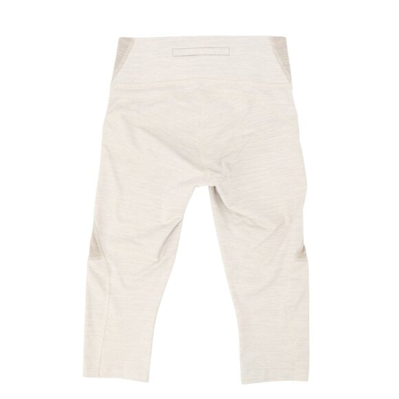 Outdoor Voices Tech Sweat Two Tone Coyote Atmosphere Crop Leggings Sand Beige S - Picture 6 of 6